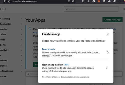 create a App1