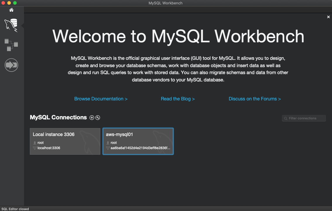 MySQLWorkbench