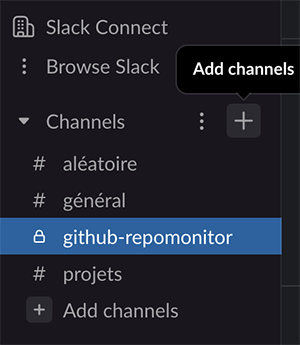 Slack channel, Slack channel